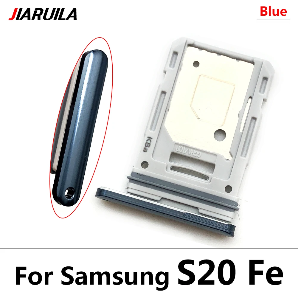 For Samsung S21 S20 Plus Ultra Fe Dual SIM SD Card Tray