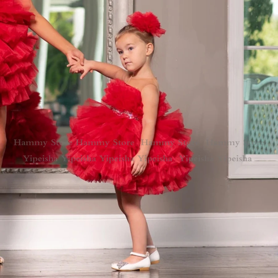 2022 preto vestidos da menina de flor com lantejoulas de ouro mangas compridas colher sem encosto puff menina festa aniversário vestidos crianças vestido pageant