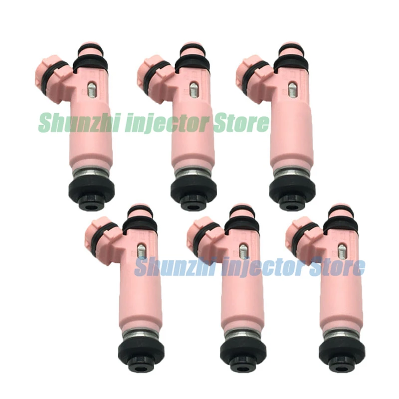 6pcs Fuel Injector Nozzle For  Mitsubishi PAJERO SPORT 6G72 3.0 V6 OE No:195500-4140 1955004140 MR507376