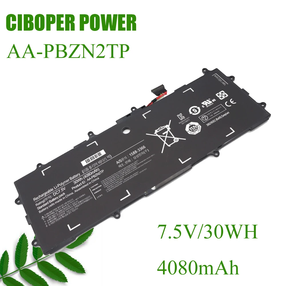 CP Original Li-polymer New Tablet Battery AA-PBZN2TP 7.5V/30WH/4080mAh For Chromebook XE500T1C 905S 905s3g 915S XE303 NP905S3G