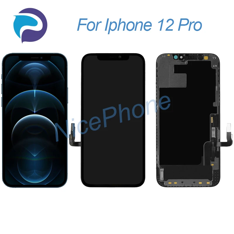 

Incell Iphone 12 Pro LCD Screen + Touch Digitizer Display 2532*1170 A2406/7/8, A2341, iPhone13,3 12 Pro LCD Screen Display