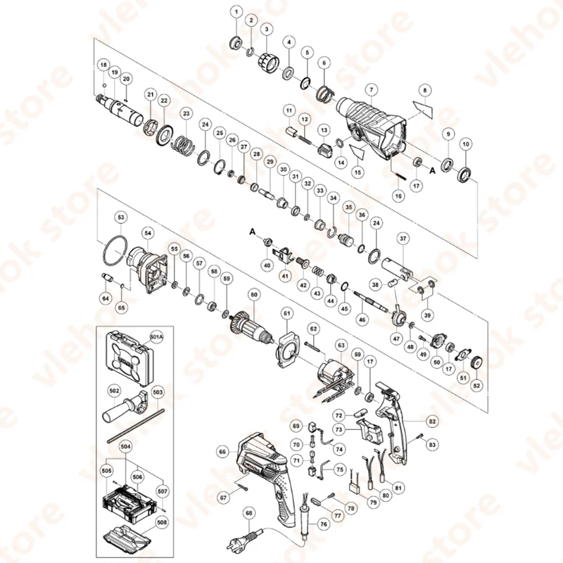 Gear for HITACHI DH18DBDL DH18DBL DH18DBML DH18DBQL DH24PX DH26PF DH26X DH28PFY DH28PMY DH28PX DH36DBDL DH36DBML