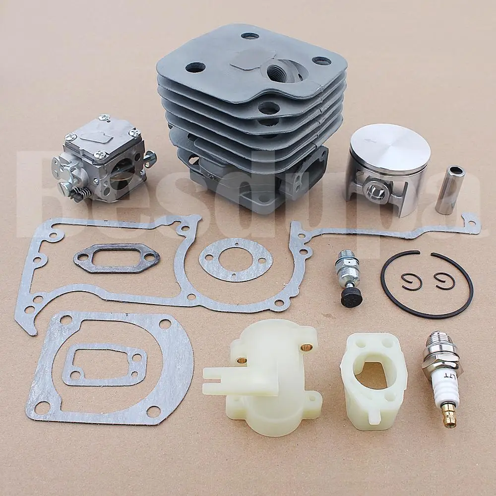 طقم مكبس اسطوانة 52 مللي متر ، لمنشار Husqvarna 268 272 272K 272XP 61 بالمنشار 574331601 ، 503758172 واط مشعب السحب