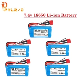 7.4V 2200mah/1500mah 18650 Battery for Wltoys 12428 12401 12402 12403 12404 12423 FY-03 FY01 FY02 rc toys parts 2S 7.4V battery