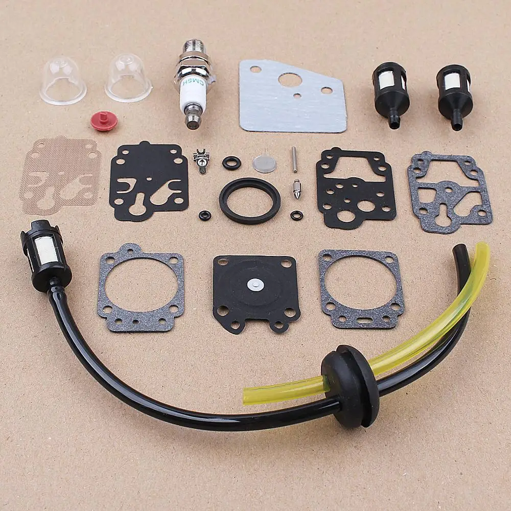 Carburatore A Membrana Guarnizione Ago Kit di Riparazione Linea Del Carburante per Honda GX35 GX25 HHB25 HHH25 K20-WY K10-WYJ Motosega Parti
