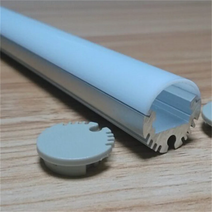 1m/pcs circle aluminum led profile channel , round led aluminum led channel for PCB or led strip light