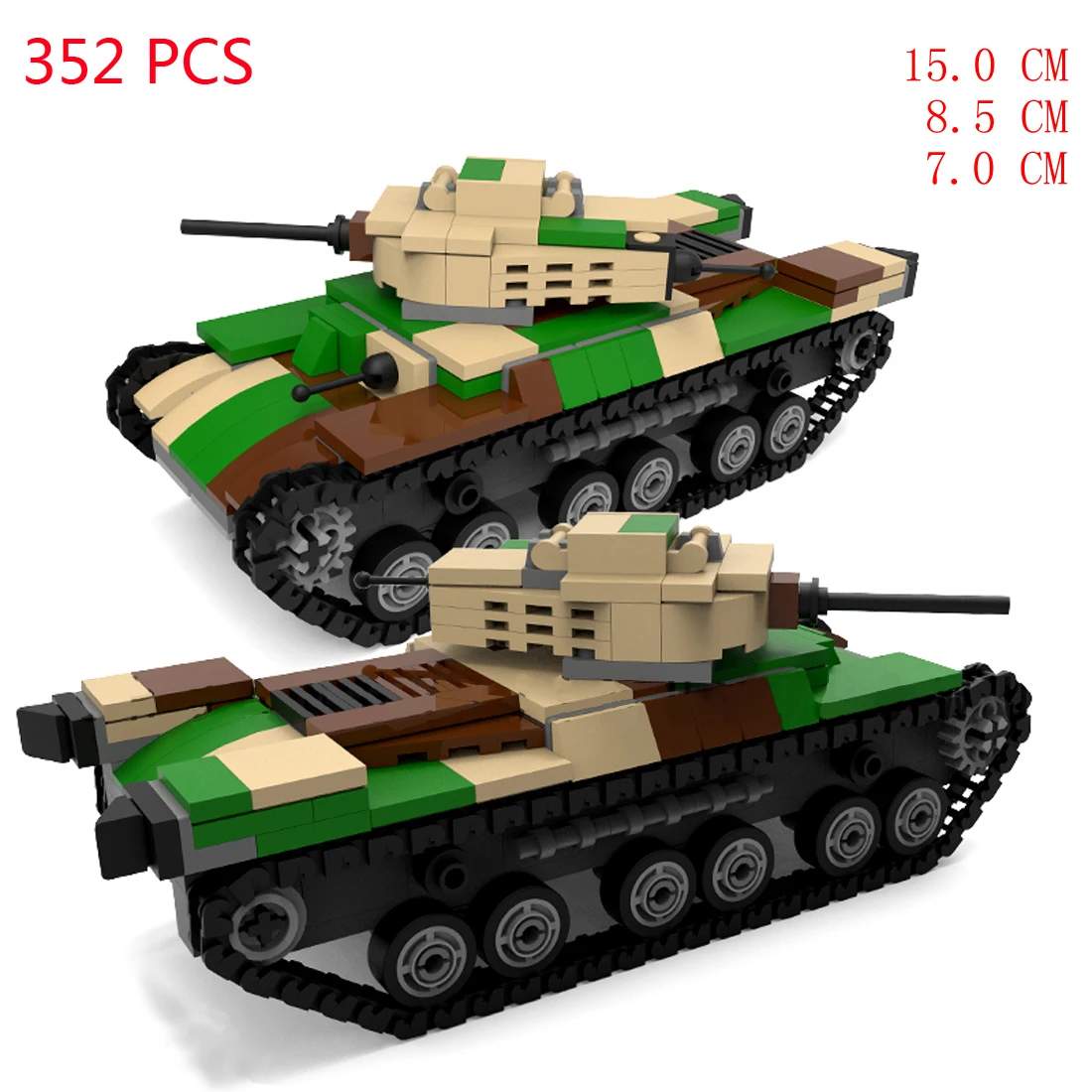 hot military WWII technices weapons Type 97 medium tank Japan army war vehicles equipment model Building Blocks bricks toys gift