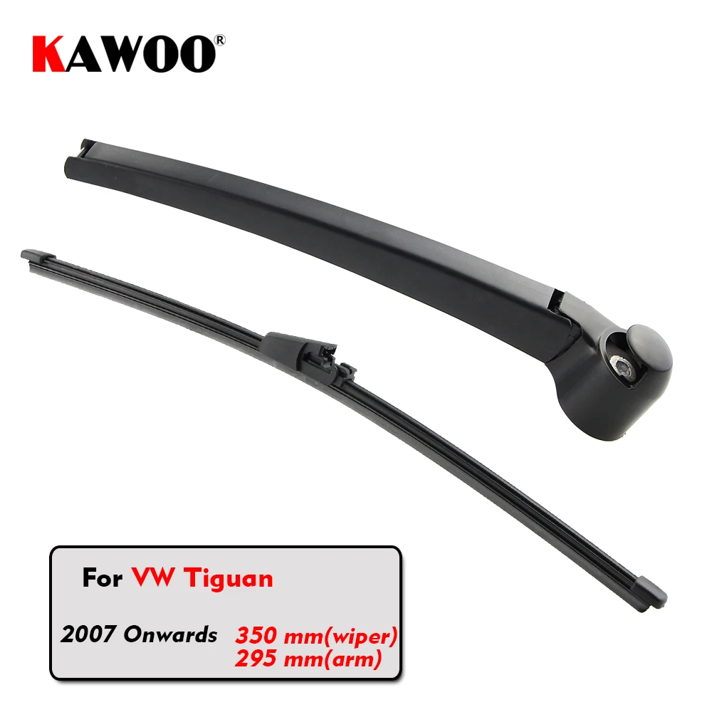 

KAWOO Car Rear Wiper Blade Blades Back Window Wipers Arm For Volkswagen Tiguan Hatchback (2007 Onwards) 350mm Windscreen Wiper