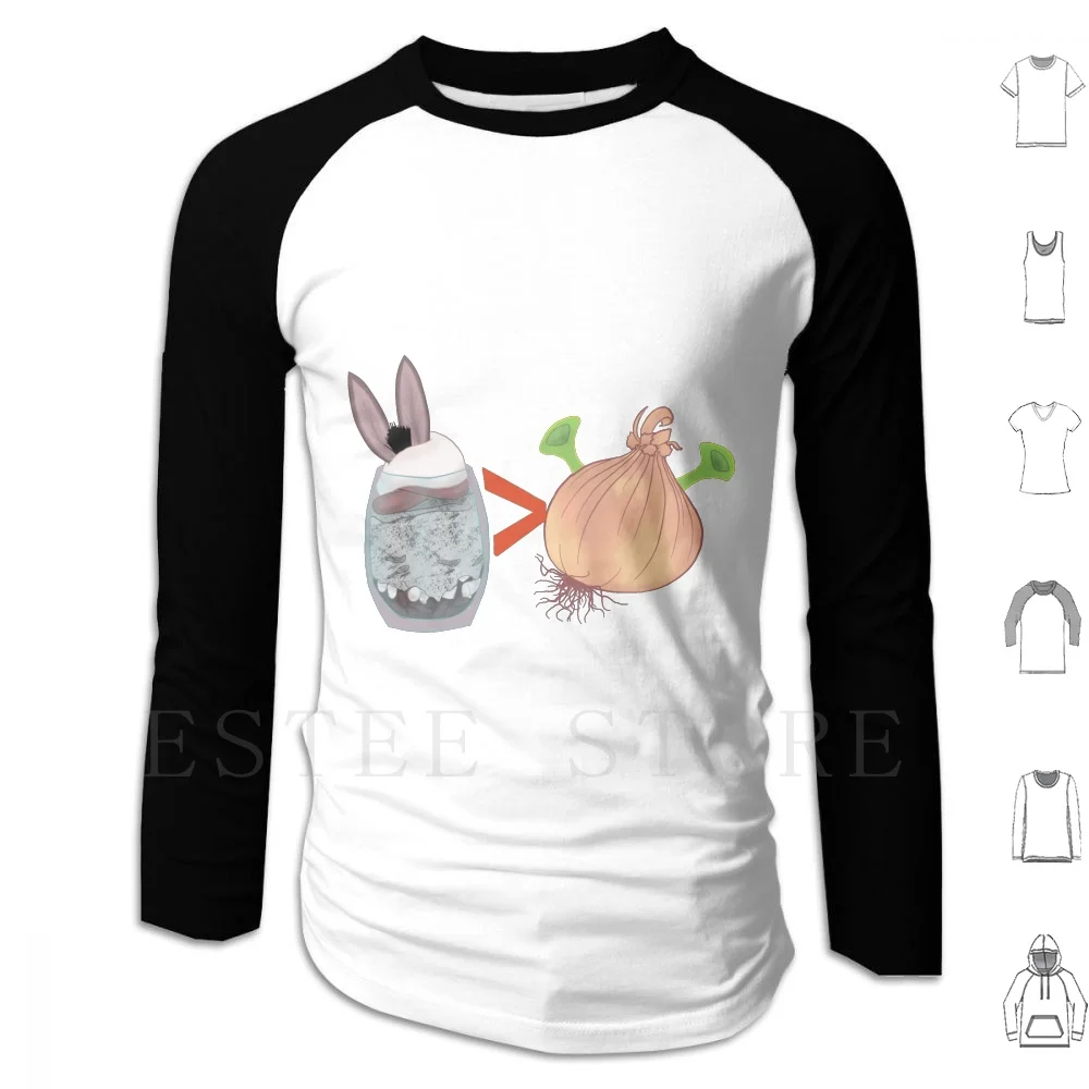 Sudaderas con capucha de Shrek: La Matemática de Shrek, El Burro de Shrek, El Burro Parfait de Shrek, El Cebolla de Shrek