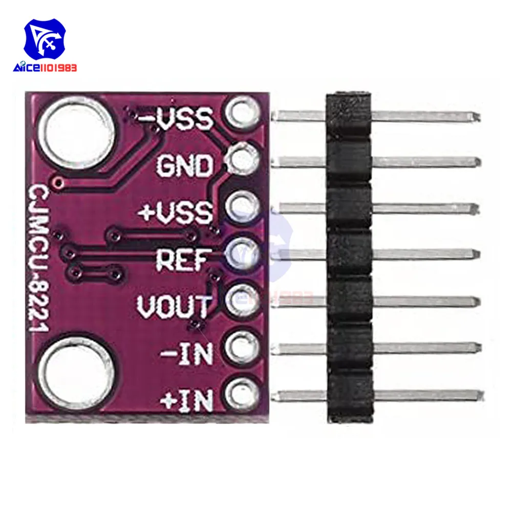 diymore AD8221AR MSOP Gain Programmable Precision Instrumentation Amplifier Module for Arduino