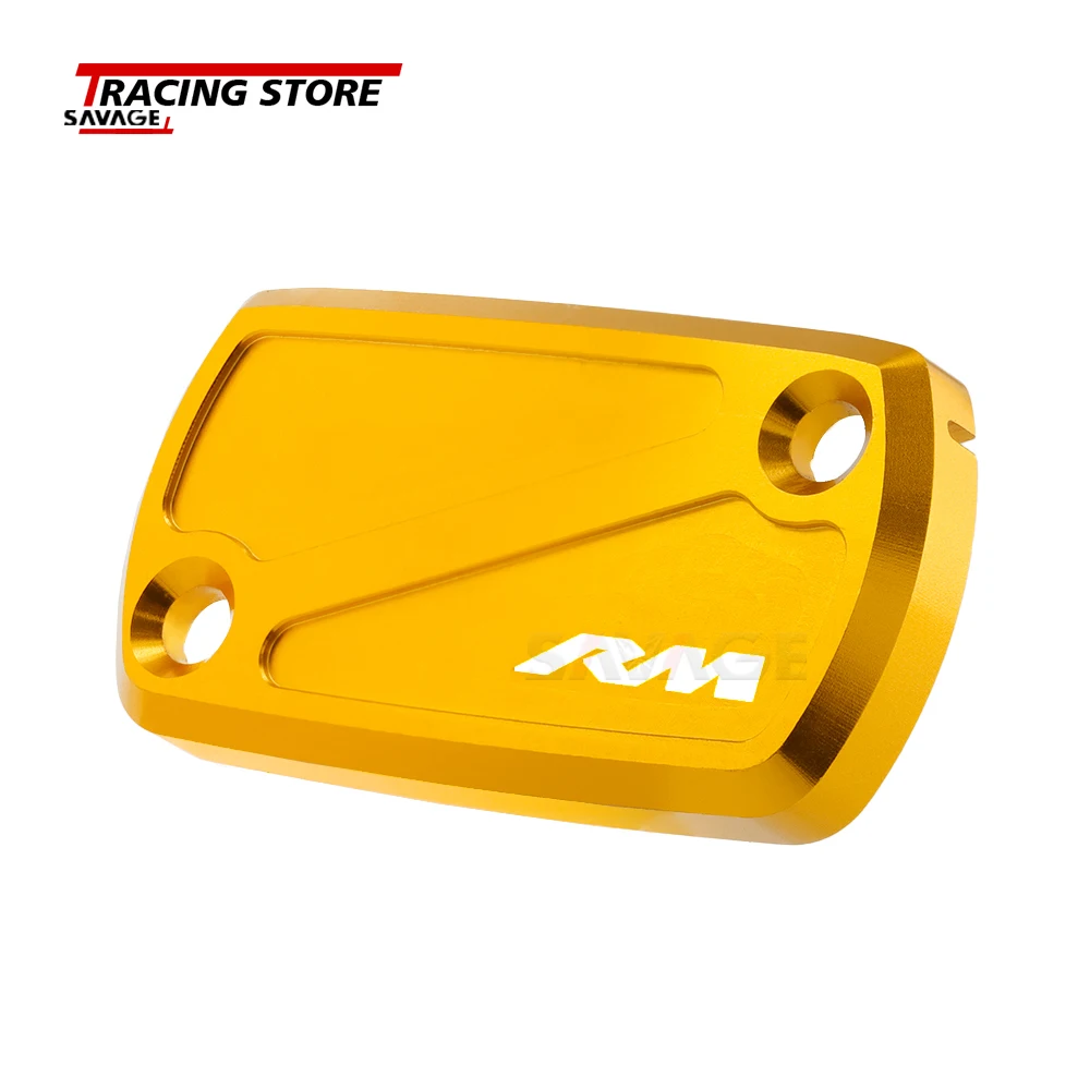 Motorcycle Front Brake Reservoir Cover For SUZUKI RM125 RM250 1989-2008 Dirt Pit Bike Oil Fluid Master Cylinder Cap RM 125 250