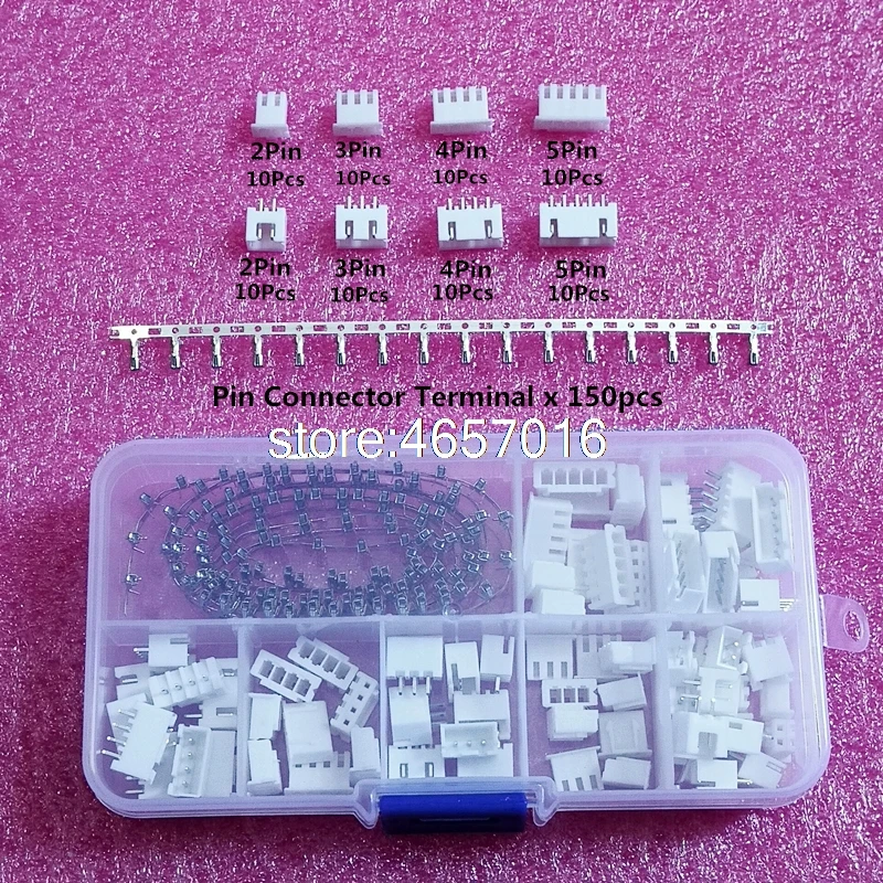 230Pcs XH2.54 2P 3P… - image
