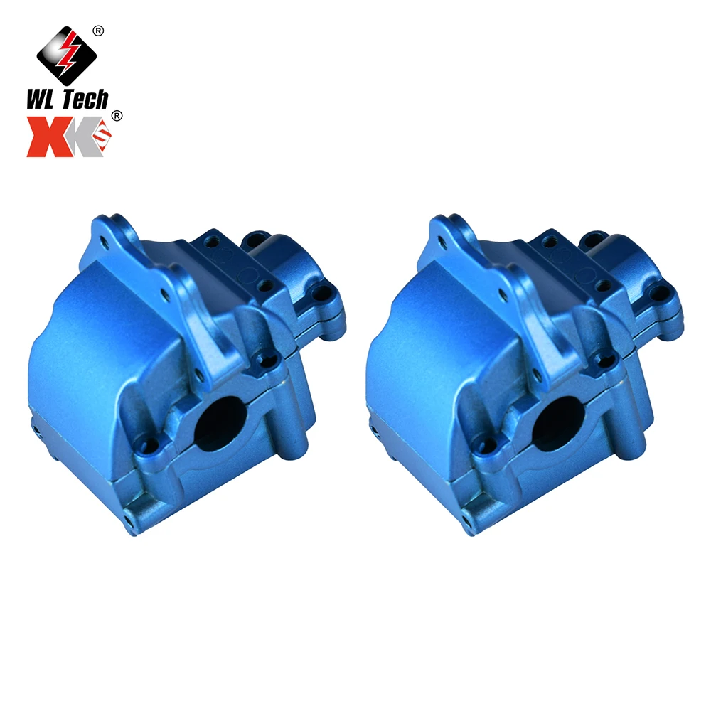 WLtoys 144001 caja de engranajes de onda de Metal cubierta superior e inferior 144001-1254 para 1/14 WLtoys 144001 124018 124019 piezas de repuesto de coche teledirigido