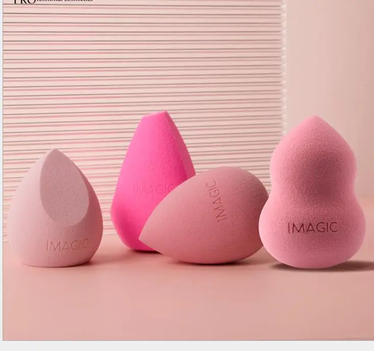 Imic ฟองน้ําผสมฟองน้ําน้ําพัฟ Professional แต่งหน้าพัฟฟองน้ําสําหรับรองพื้นครีมคอนซีลเลอร์แต่งหน้า