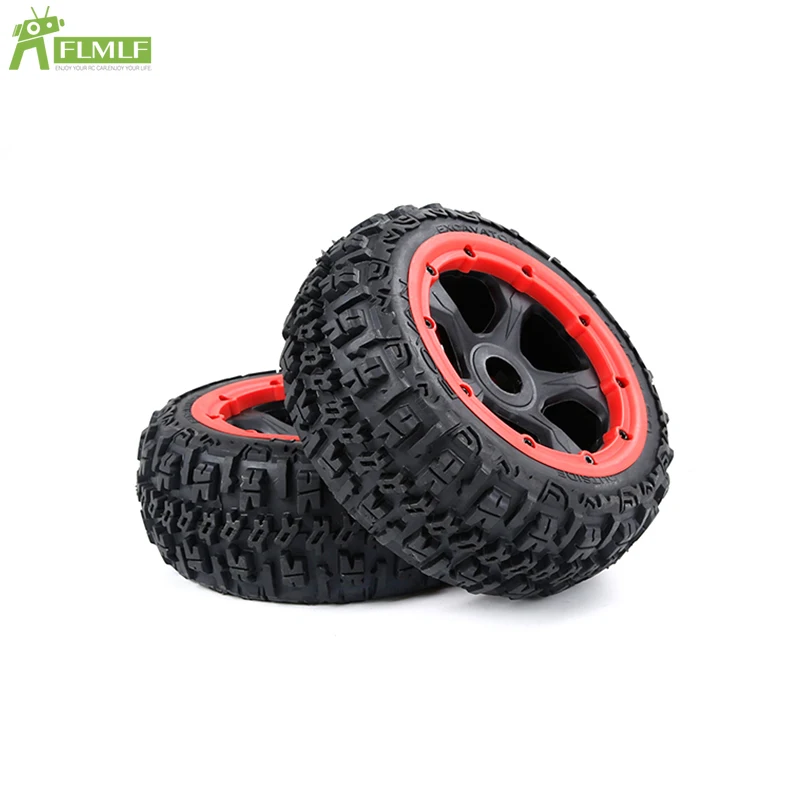 Knobby Front or Rear Wheel Tyre Assembly Kit Fit for 1/5 HPI ROFUN BAHA ROVAN KM BAJA 5B RC CAR Toys PARTS