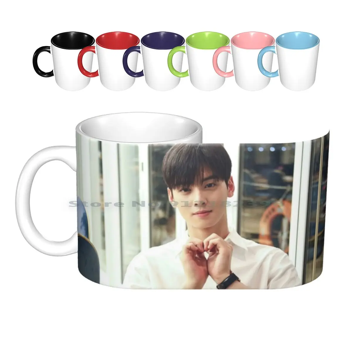 My Id Is Gangnam Beauty Ceramic Mugs Coffee Cups Milk Tea Mug Cha Eunwoo Cha Eun Woo Eunwoo Eun Woo My Id Is Gangnam Beauty