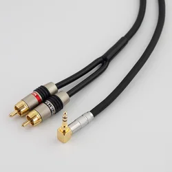 Câble Audio RCA stéréo, 2RCA à 3.5mm, Jack AUX RCA, séparateur 3.5 en Y pour amplificateurs, câble Audio Home cinéma RCA