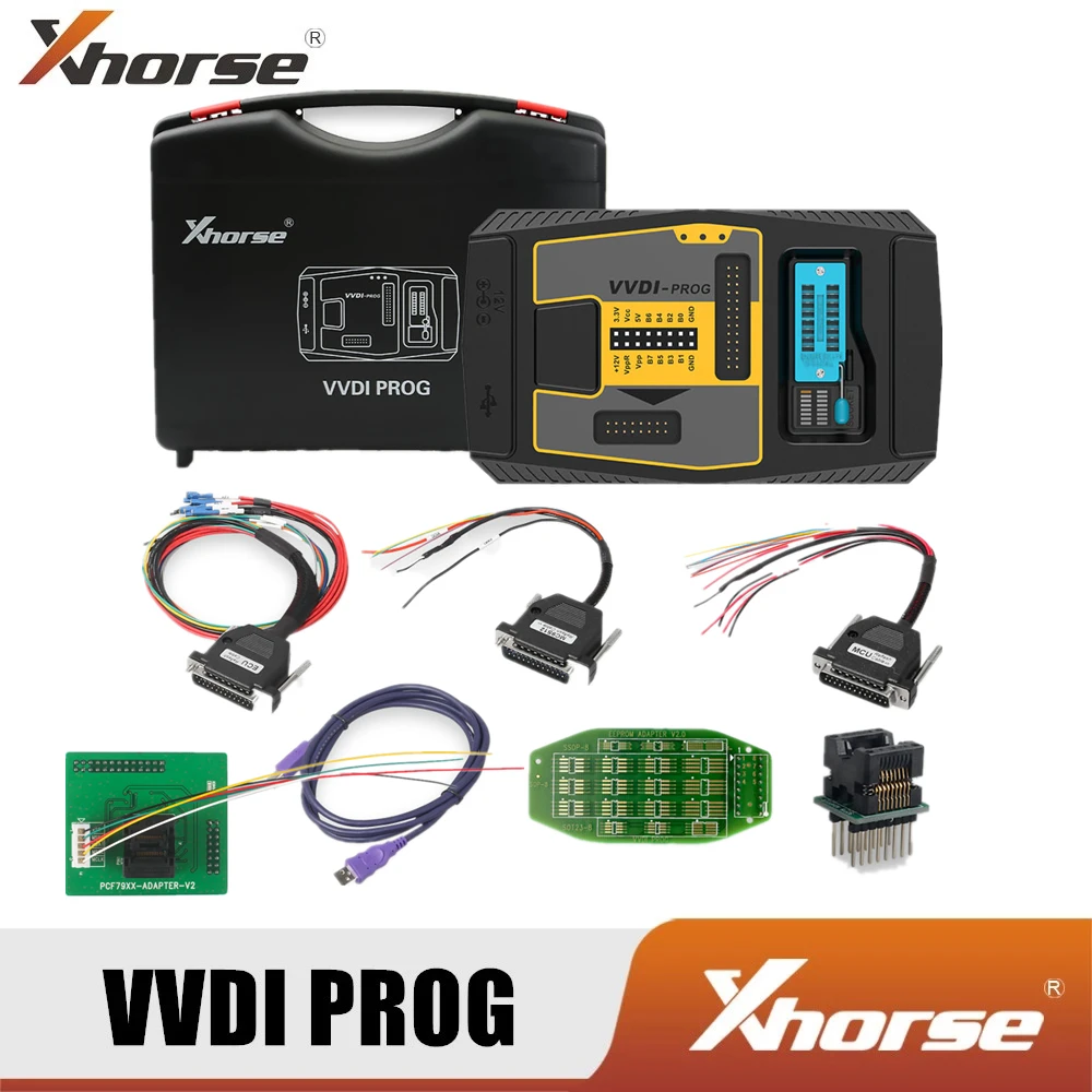 

Original Xhorse VVDI PROG with PCF79XX Adapter Automotive Scanner OBD Car Diagnostic Tool VVDI PROG ECU Programmer for Benz BMW