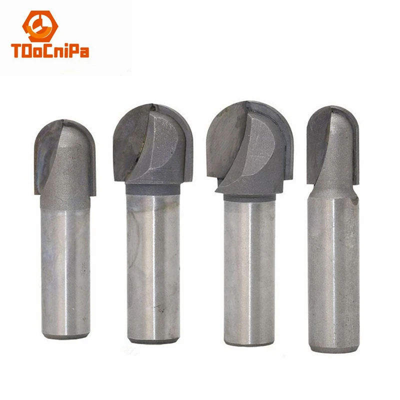 2pcs/lot Deep Round Bottom Tool Woodworking Trimming Machine Cutter Head Electric Wood Milling Cutter Round Head Carving Knife