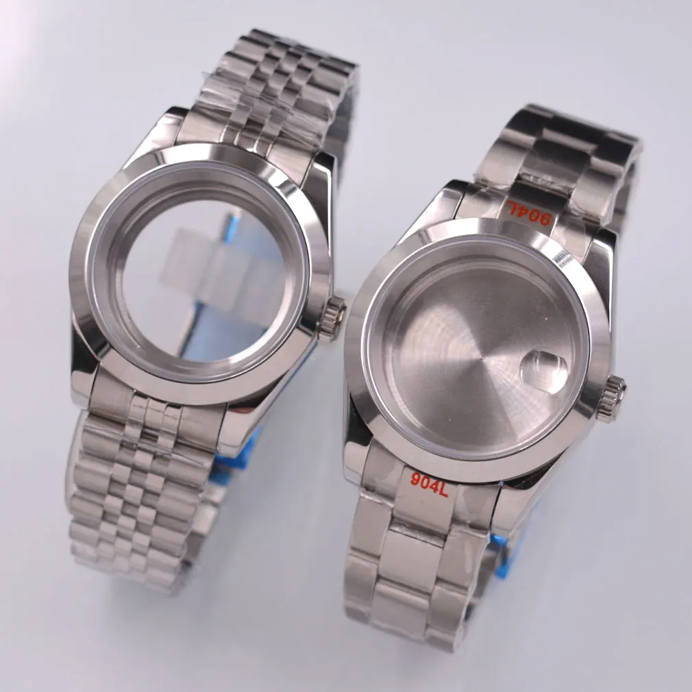 

36mm / 39mm Watch Case Fit NH35 NH35A NH36 NH36A PT5000 ETA2824 2836 Miyota 8205 8215 821A Movement Sapphire Glass