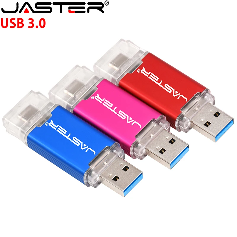 JASTER 3.0 USB Flash Drive High Speed Memory Stick 16GB 32GB Pen Drives 4G 8GB Pendrive 64GB For Computer/Type C interface