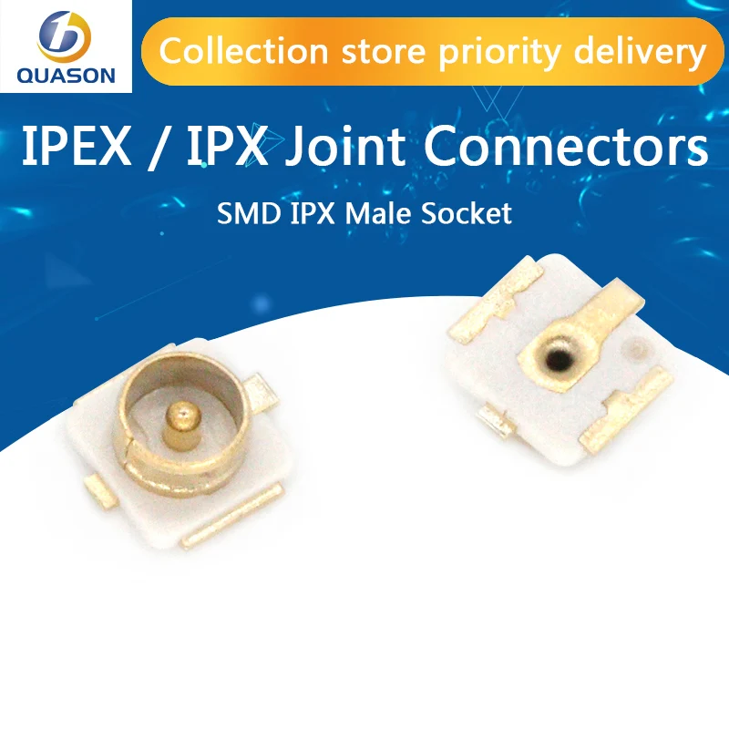 10pcs U.FL-R-SMT U.FL IPEX / IPX joint SMT Connect PCB Board Connectors SMD IPX Male Socket MINI Card Antenna Pedestal Jack