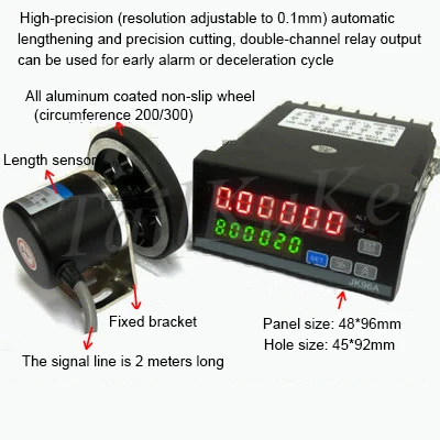 High Precision Intelligent Electronic Double Digital Meter Counter JK76 with Encoder Stepper Motor Controller