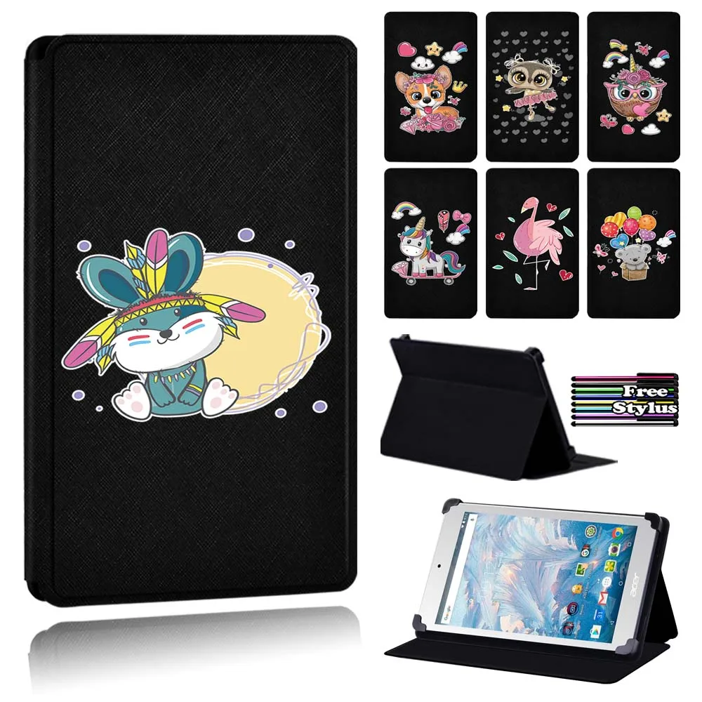 2020 Cartoon Printing Tablet Case Fit Acer Iconia One 7 B1-730 HD/Iconia One 7 B1-(770/780/790)/Iconia One 7 B1-750/B1-760 + Pen