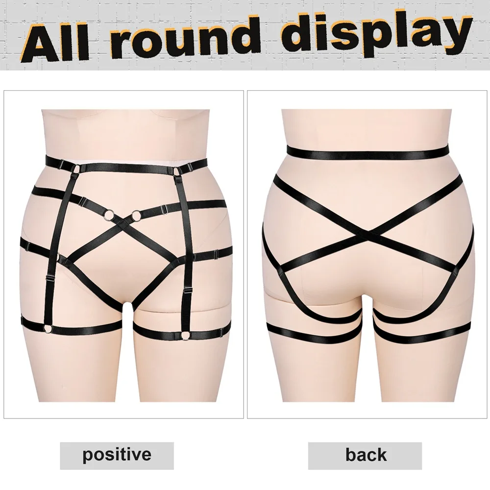 Straps Large Size For Sexy Lingerie Erotic Harness Plump Women Fetish Suspender Belt Leg Thigh Band Waistband Rave Outfit Garter