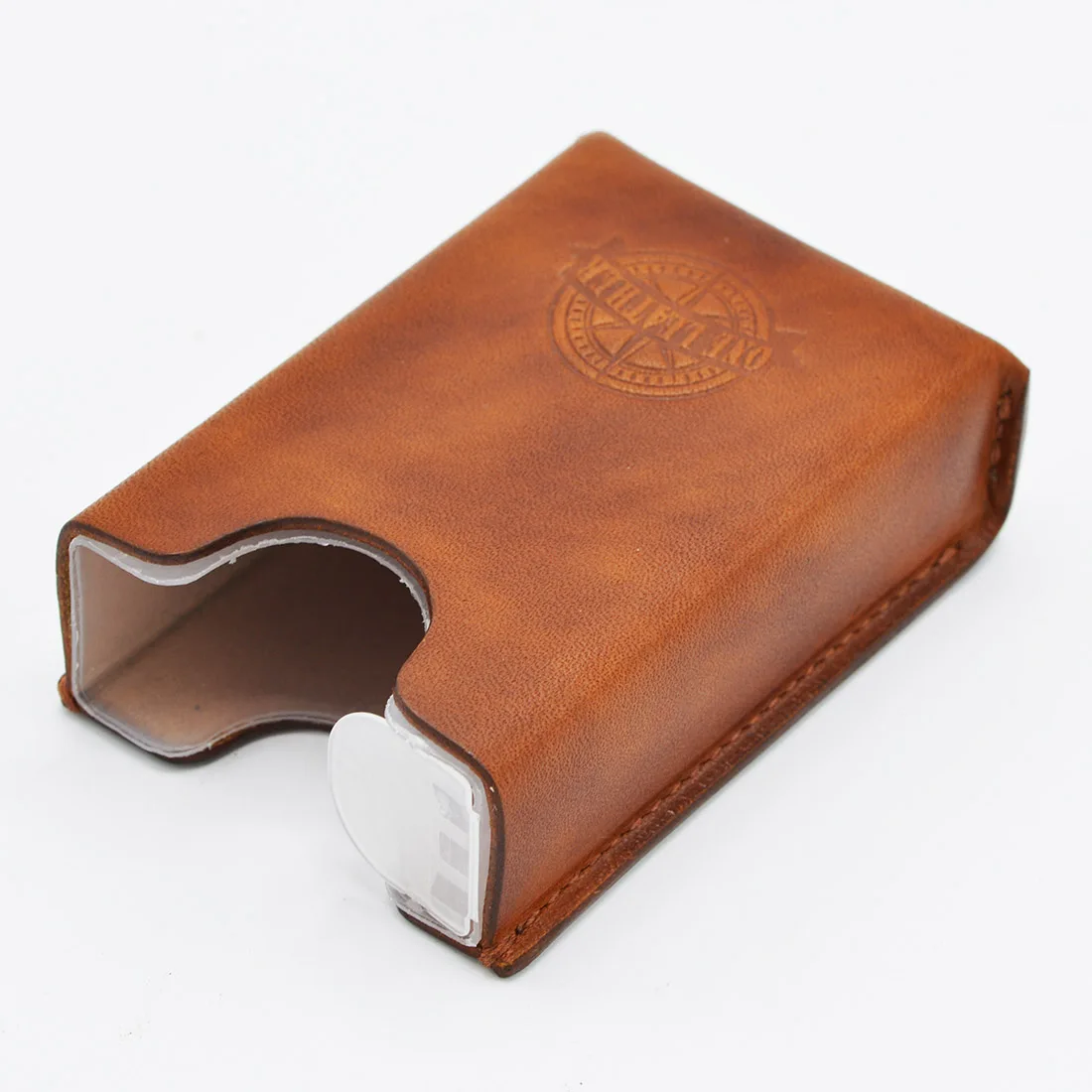 one leather cowhide Minimalism men\'s cigarette case Cigar Case W2080-1