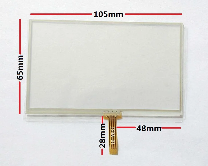 

New 4.3-inch touch screen is suitable for car navigation screen handwriting screen GPS touch screen 105*65mm