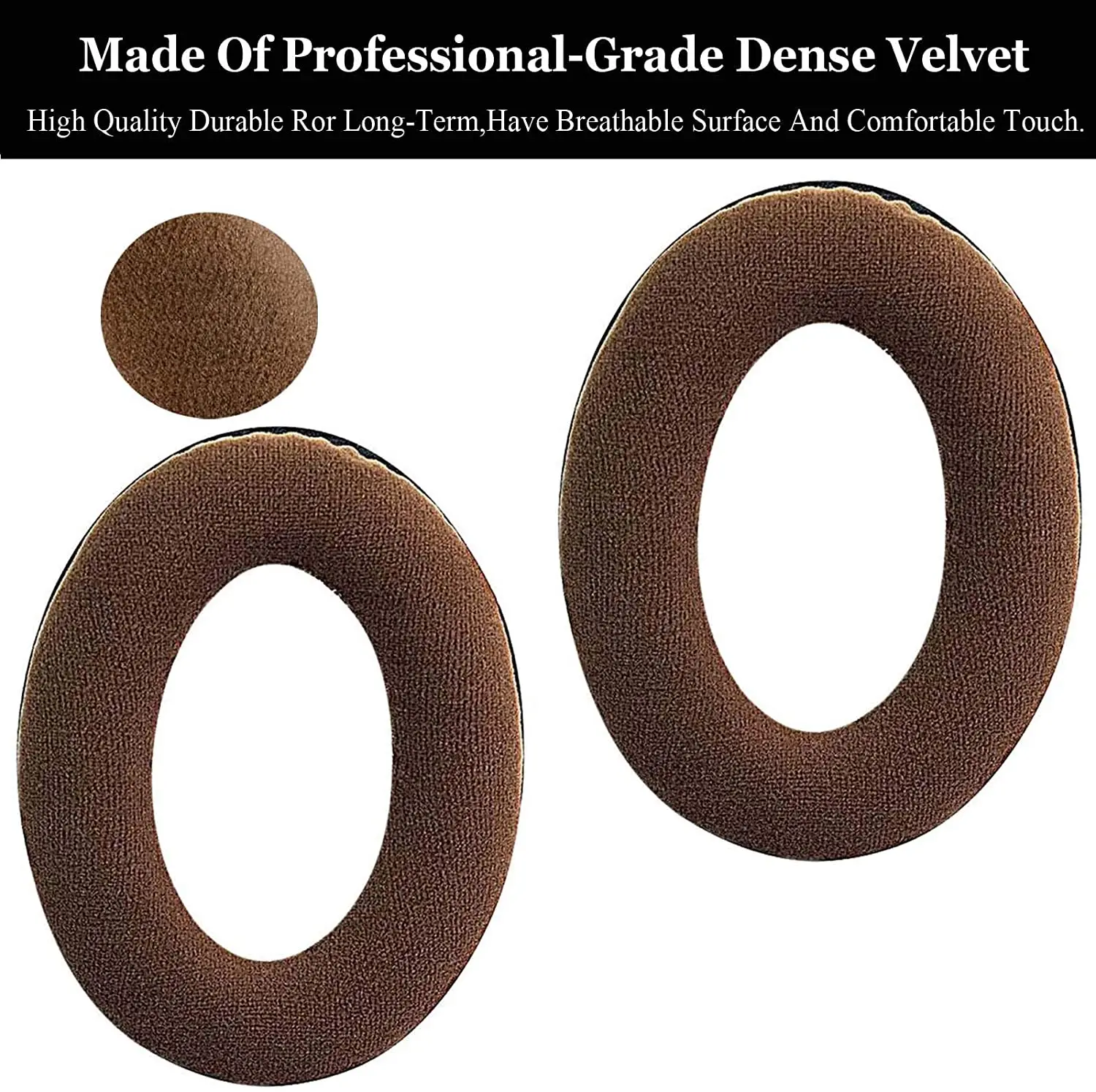 Almohadillas de repuesto para los oídos HD598, Kit de almohadillas para los oídos, piezas de cubierta compatibles con Sennheiser HD 599, auriculares con espalda abierta