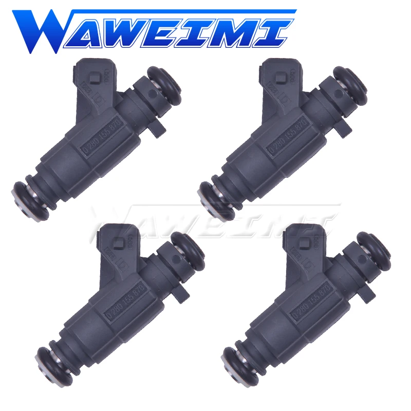 

WAWEIMI 4 Pieces OE 0280155870 for Geely BL Coupe 1.3 1.5 for Toyota 5A 8A Fuel Injector Genuine Quality Injection Nozzles