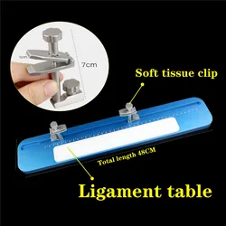 Orthopaedic instruments medical sports medicine cruciate ligament repair and reconstruction worktable tissue holder