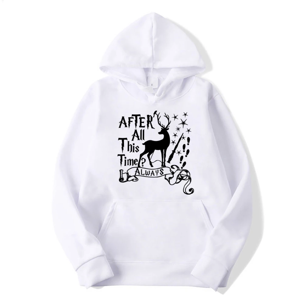 After All This Time Always Hoodie Funny Inspired Quote Aesthetic Deer Print Hoodies Sweatshirt