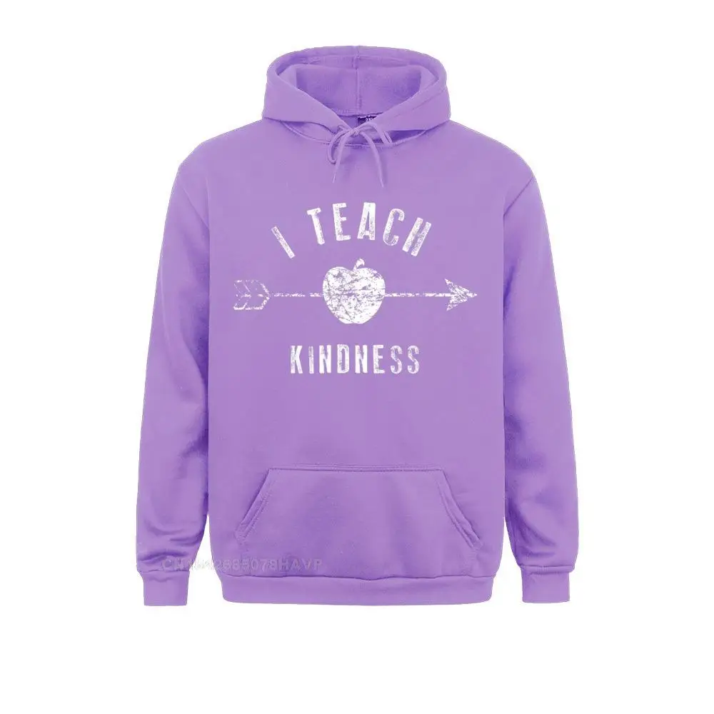 Design I Teach Kindness Shirt Funny Cute Teacher Gift Men Sweatshirts Fashionable Summer/Autumn Long Sleeve Hoodies Sportswears