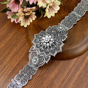 Sunspices-Cintan marokkanische goldene Farbe für Frauen, Taillenkette, arabischer Hochzeitsschmuck, Robenschärbe, Körperkette 8 Hauptverkaufsgold Hochzeitsgürtel - №4