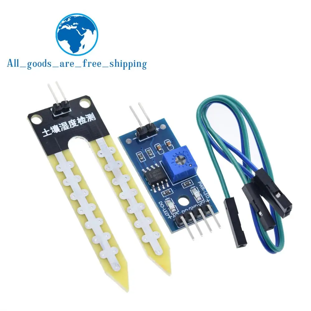 Smart Elektronica Bodemvocht Hygrometer Detectie Vochtigheid Sensor Module Voor Arduino Development Board Diy Robot Slimme Auto