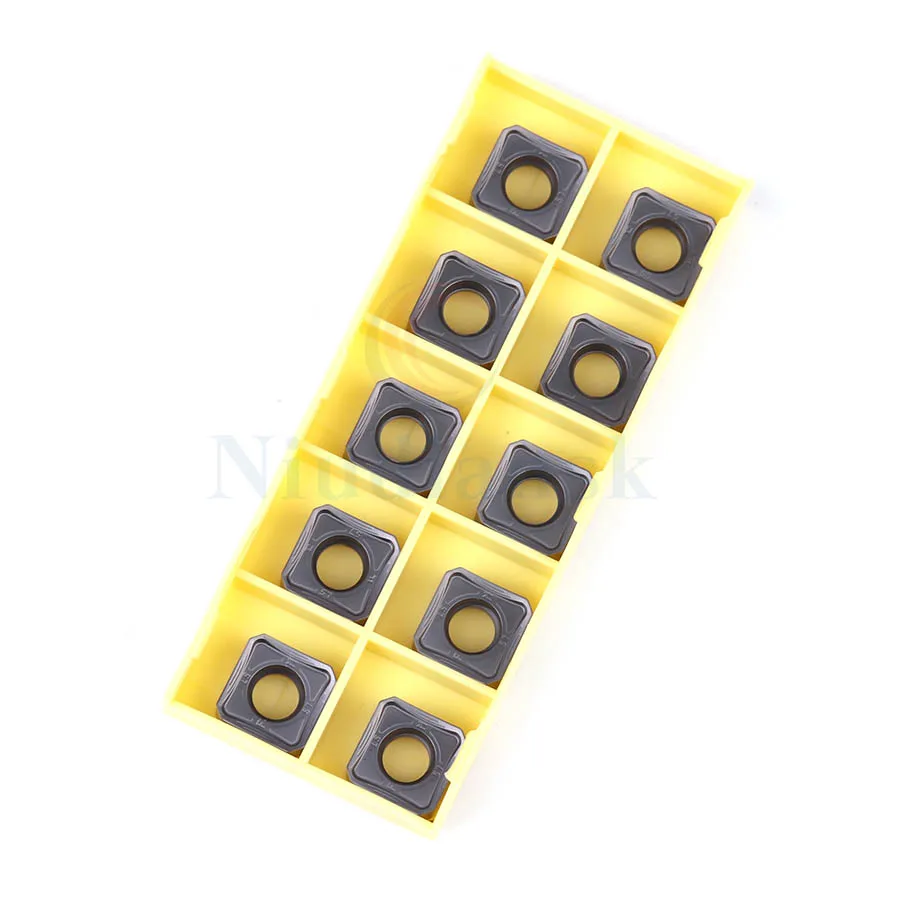 10 قطعة SNMX1205ANN-F57 LF6018 طحن إدراج آلة خرط تعمل بالتحكم الرقمي بواسطة الحاسوب أدوات مقاومة للاهتراء شفرات من الكربيدات قاطعة المطحنة قطع الفولاذ المقاوم للصدأ
