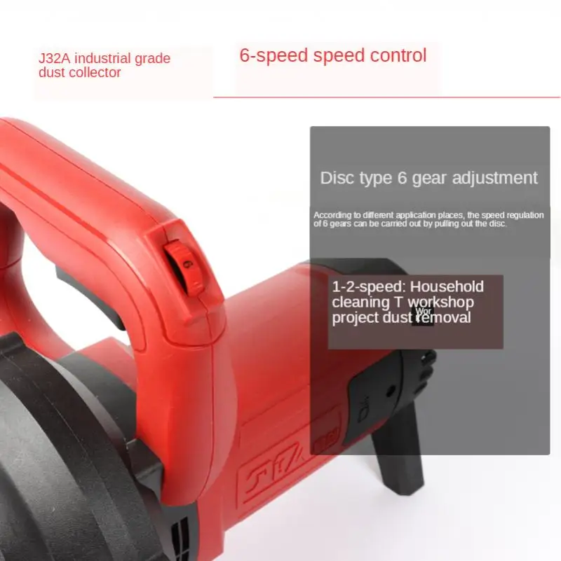 220V Industrial Vacuum Cleaner Dust Blower for Cutting Slotting Milling Machine 1200W 15000RPM