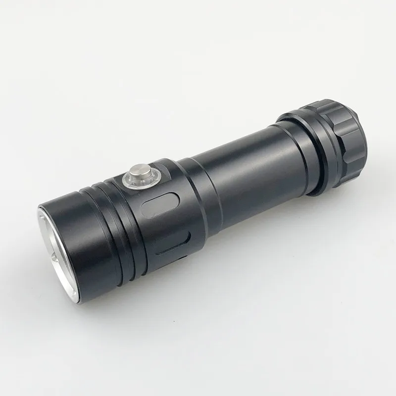 Super bright Diving Flashlight L2 LED IPX8 highest waterproof rating Professional diving light Powered by 18650 or 26650 battery