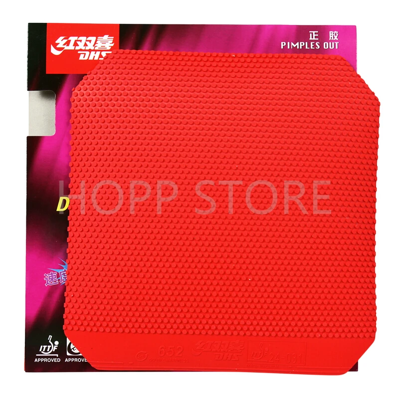 DHS 652 table tennis rubber Original Fast attack+ loop pips-out DHS ping pong sponge