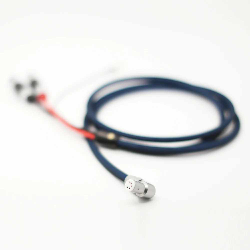 Hifi Audio 5 Pins zu XLR stecker 5N OFC kupfer silber überzogene Tonarm Kabel Phono Kabel