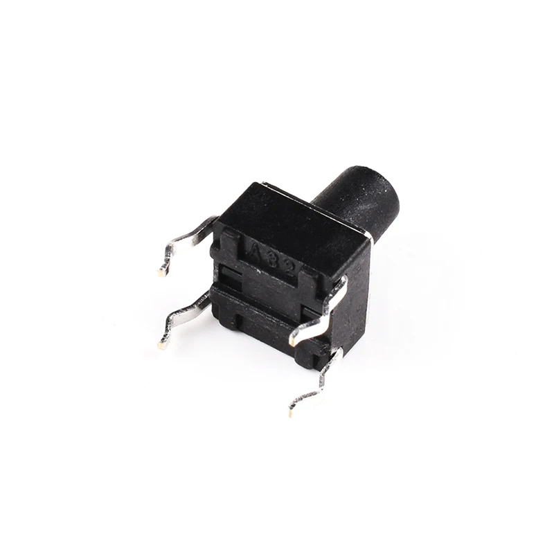 50 unids/lote 6x6mm interruptor táctil interruptor de botón 12V cobre 4PIN DIP Micro interruptor para TV/botón de uso doméstico 6*6