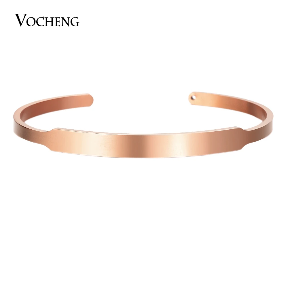 Stainless Steel Bangle Laser Words Pattern Mantra Open Bangle Engraved Customized Bracelet Width 4mm or 6mm SL-018