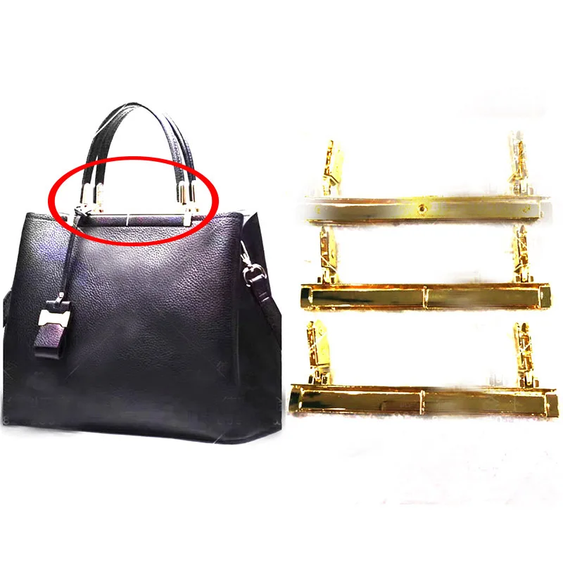 

Metal Purse Frame Women HandBag Handle Bag Accessories DIY HandBag Frame Long Lock Hardware