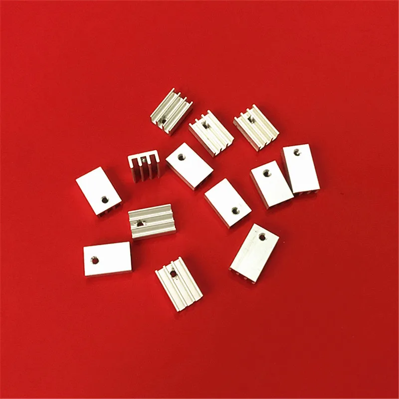 Aluminum Profile To220/7805 Small Heat Sink 11*5*17-20mm Special Heat Sink with M3 Hole Regulator Tube