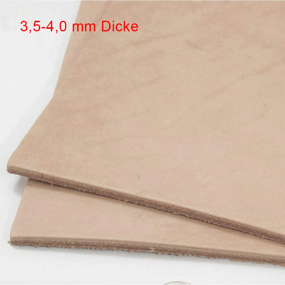 3.5mm Thick Vegetable Tanned Cowhide Leather Material DIY Hand Leathercraft First Layer Full Grain Leather Piece