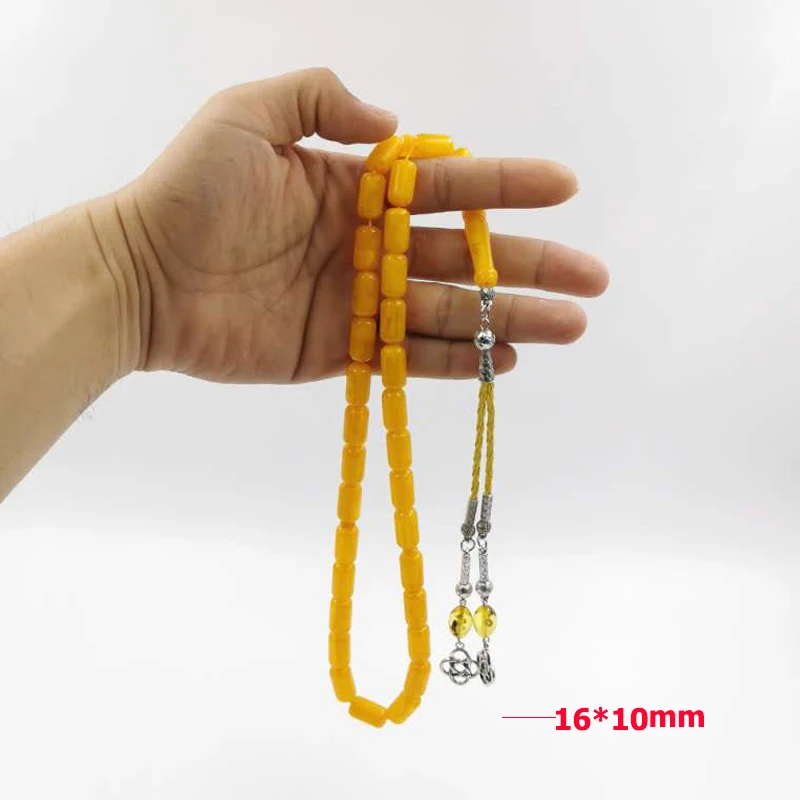 Resin tasbih 33 beads Gift for Eid al-Adha Metal Trabzon and Insect Resin tassel real Animal Ants bracelet Misbaha