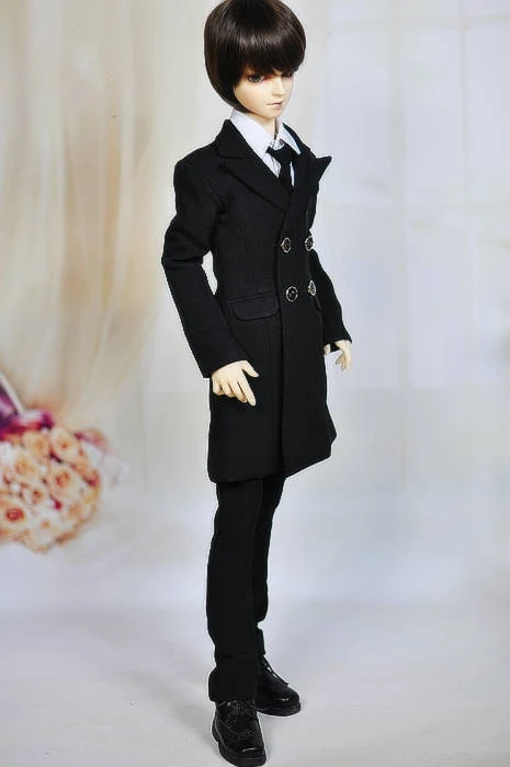 1/4 1/3 BJD doll clothes suit coat + vest + trousers + shirt + hat for BJD/SD accessories HID ID72 uncle.without doll,shoes,wig